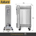 Futura Futura Oil Filled Radiator | 2000W Portable Electric Heater Grey