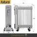Futura Futura Oil Filled Radiator | 2500W Portable Electric Heater Grey