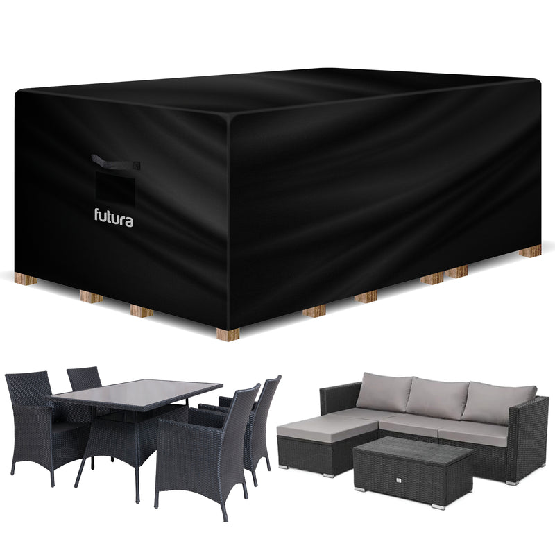 Futura Futura Rectangular Garden Furniture Cover Waterproof 213x132x72cm 420D