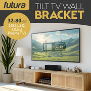 Futura Futura TV Bracket 32-80 Inch | Full Motion Television Wall Mount