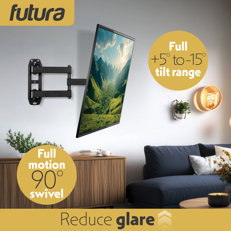 Futura Futura TV Wall Bracket | Full Motion 26–60 Inch Television Mount