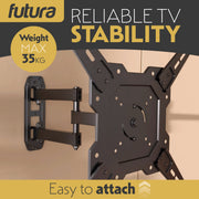 Futura Futura TV Wall Bracket | Full Motion 26–60 Inch Television Mount