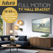 Futura Futura TV Wall Mount up to 43 Inch Adjustable Bracket
