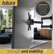 Futura Futura TV Wall Mount up to 43 Inch Adjustable Bracket