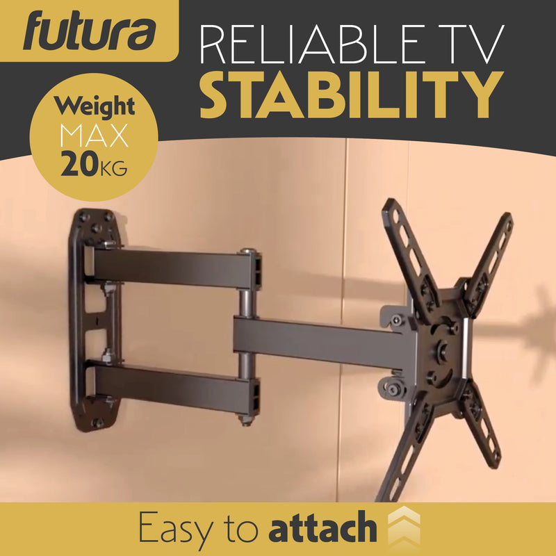 Futura Futura TV Wall Mount up to 43 Inch Adjustable Bracket