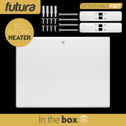 Futura Futura Wall Mounted Electric Heater 1000W | Floor Standing Bathroom Heater