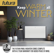 Futura Futura Wall Mounted Electric Heater 1500W | Floor Standing Bathroom Heater