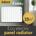 Futura Futura Wall Mounted Electric Heater | 2000W Bathroom Safe Panel Heater