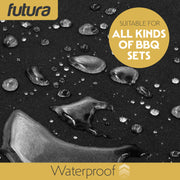 Futura Futura XXL BBQ Cover | Waterproof Heavy Duty Barbecue Cover 183cm