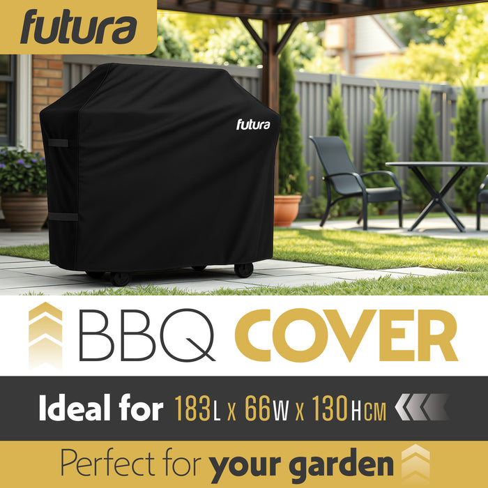 Futura Futura XXL BBQ Cover | Waterproof Heavy Duty Barbecue Cover 183cm