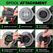 Gracious Gardens Gracious Gardens 2-in-1 Cordless Grass Strimmer | 20V With Blades