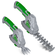 Futura Direct Gracious Gardens Cordless Hedge Trimmer 2 IN 1 Handheld 3.6V Lithium-Ion Rechargeable Hedge Cutter