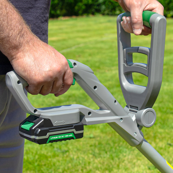 Futura Direct Gracious Gardens Cordless Strimmer 18V Li-Ion Grass Trimmer
