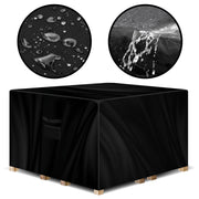 Futura Direct Gracious Gardens Garden Furniture Cover 150 x 150 x 75cm Square Heavy Duty Oxford Fabric