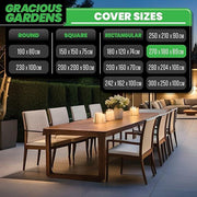 Gracious Gardens Gracious Gardens Outdoor Garden Furniture Covers | Rectangular 270cm