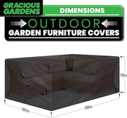 Gracious Gardens Gracious Gardens Outdoor Garden Furniture Covers | Rectangular 280cm