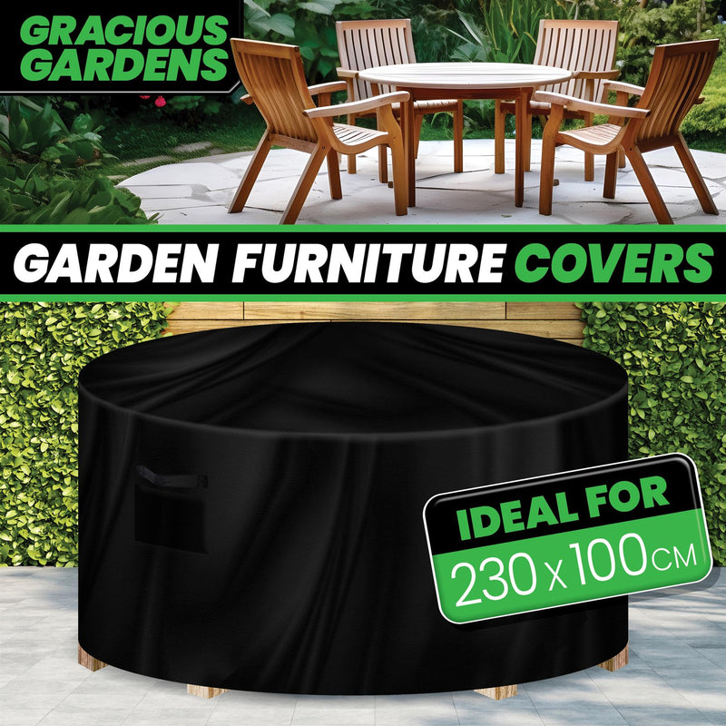 Gracious Gardens Gracious Gardens Outdoor Garden Furniture Covers | Round 230cm