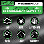 Gracious Gardens Gracious Gardens Outdoor Garden Furniture Covers | Square 200cm