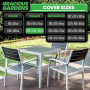Gracious Gardens Gracious Gardens Outdoor Garden Furniture Covers | Square 200cm