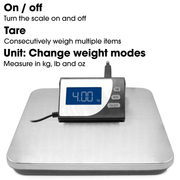 Futura Industrial Weighing Scales | 150kg Heavy Duty Digital Postal Mail Scale