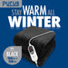 Purus Purus Black Electric Heated Blanket | Soft Fleece Throw with Timer