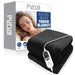 Purus Purus Black Electric Heated Blanket | Soft Fleece Throw with Timer