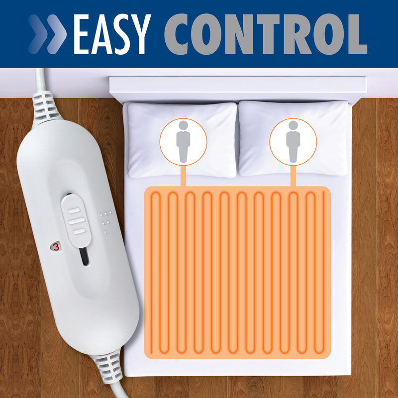 Purus Purus Double Electric Blanket | Double Bed Fitted Under Blanket