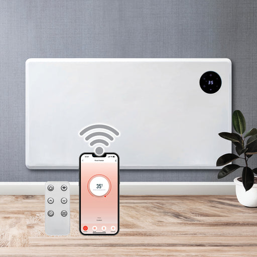 Purus Purus Eco 1500W WIFI Electric Radiator Panel Room Heater Wall Mounted