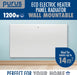 Futura Direct Purus Eco Electric 1200W Panel Heater Setback Timer & Advanced Thermostat Control