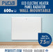 Futura Direct Purus Eco Electric 600W Panel Heater Setback Timer & Advanced Thermostat Control