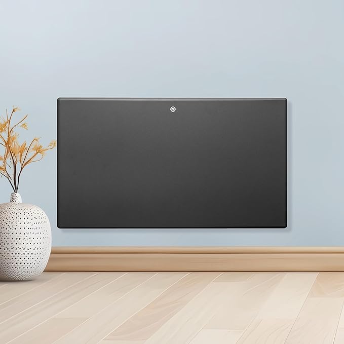 Futura Direct Purus Eco Electric Panel Heater 1200W Setback Timer & Advanced Thermostat Control Grey