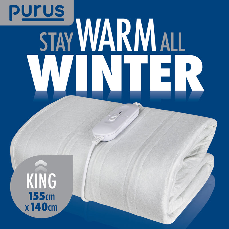 Purus Purus Electric Blanket King Size | King Bed Fitted Under Blanket