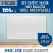 Purus Purus Electric Heater Wall Mounted 1200W | Floor Standing Bathroom Heater
