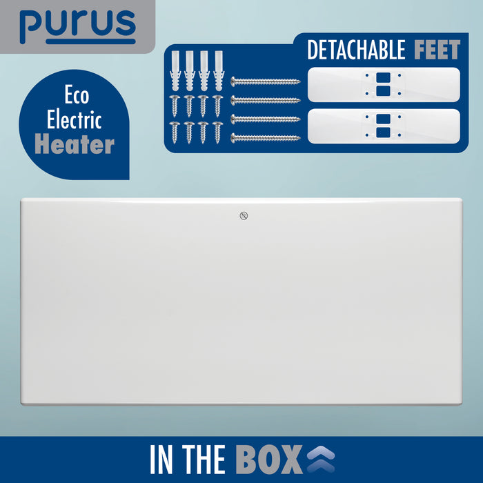 Purus Purus Electric Heater Wall Mounted 1800W | Floor Standing Bathroom Heater