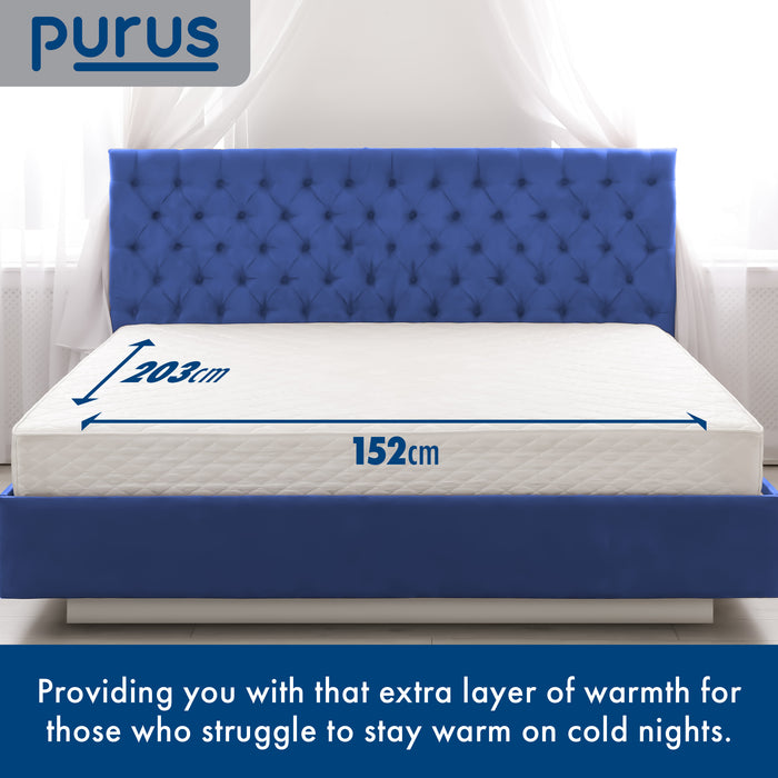 Purus Purus King Size Electric Blanket | Fully Fitted Under Blanket Dual Control
