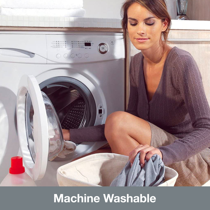 Purus Purus Premium Heated Throw Grey Electric Fleece Blanket Sofa Bed Throw 160 x 120cm