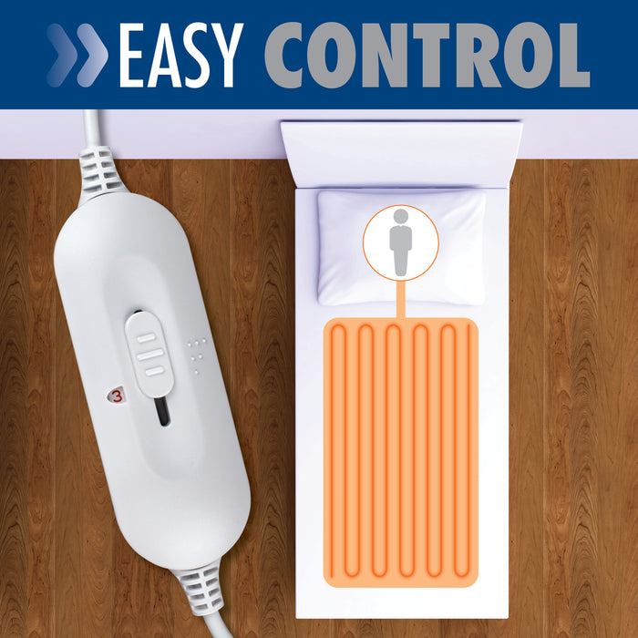 Purus Purus Single Electric Blanket | Fitted Heated Under Blanket