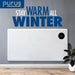 Purus Purus WIFI Electric Wall Panel Heater 1500W | Bathroom Safe White Radiator