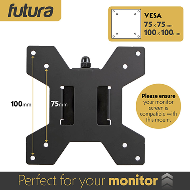 Futura Single Monitor Stand 13 to 32 Inch | Clamp Mount Supports 8kg
