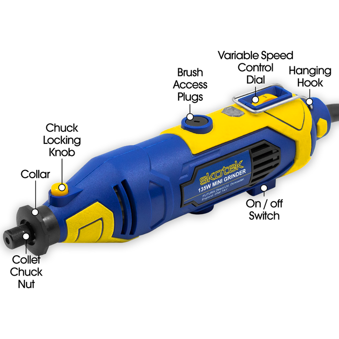 Skotek Skotek 80pc Rotary Multi Tool | Dremel-Compatible Accessories & Case