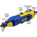 Skotek Skotek 80pc Rotary Multi Tool | Dremel-Compatible Accessories & Case