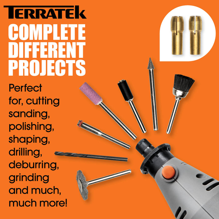 Terratek Terratek 150pc Rotary Multi Tool | Dremel-Compatible Accessories & Case