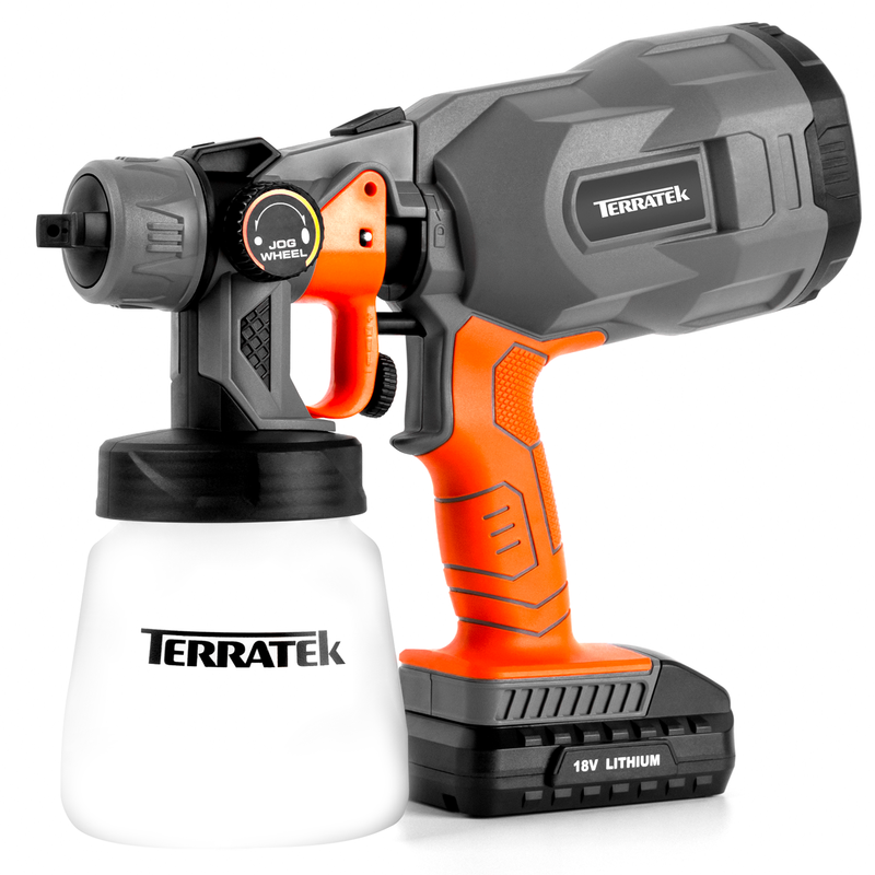 Terratek Terratek 18V Cordless Paint Sprayer | HVLP Fence Spray Gun