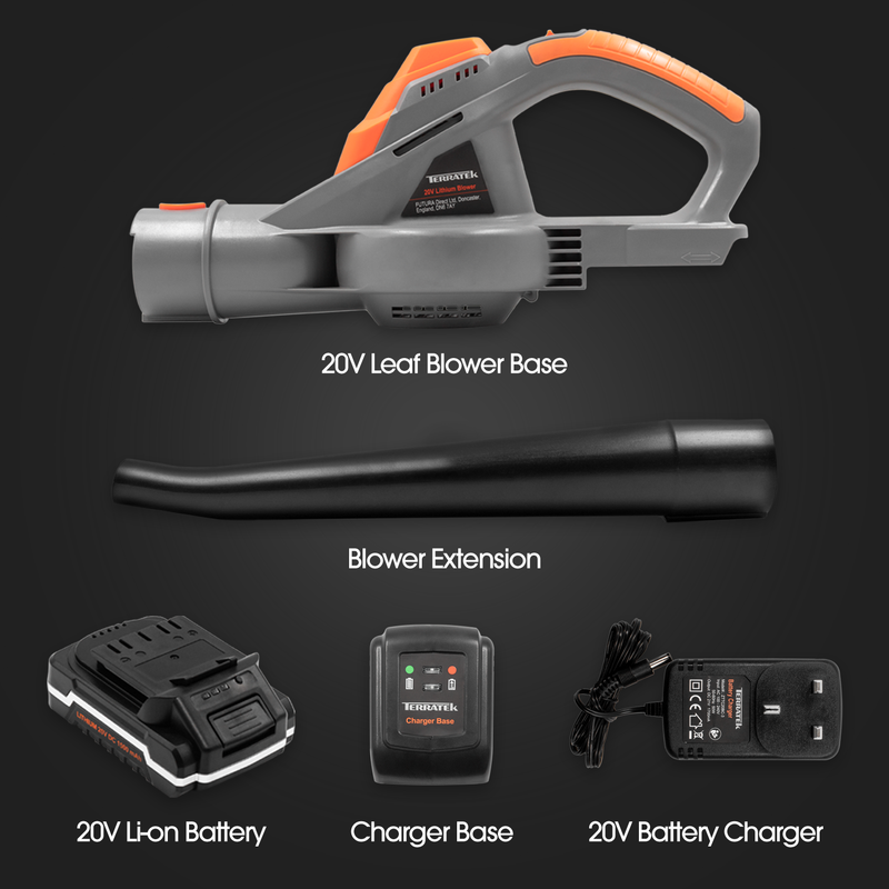 Terratek Terratek 20V Cordless Leaf Blower | Lightweight Garden Blower