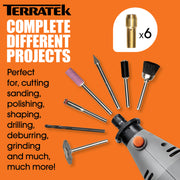 Terratek Terratek 234pc Rotary Multi Tool | Dremel-Compatible Accessories