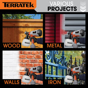 Terratek Terratek 600W Paint Sprayer | 1200ml HVLP Spray Gun