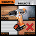 Terratek Terratek Cordless Drill Set | Battery Powered Combi Drill with Bits