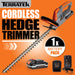 Terratek Terratek Cordless Hedge Trimmer | 20V Fast Charge Hedge Cutter