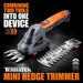 Terratek Terratek Cordless Hedge Trimmer | 7.2V 2-in-1 Battery Hedge Cutter