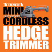 Terratek Terratek Cordless Hedge Trimmer | 7.2V 2-in-1 Battery Hedge Cutter